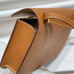 Hermes Constance Elan Long Clutch Etoupe Epsom