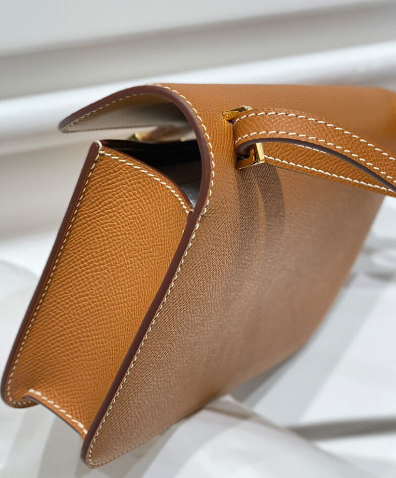Hermes Constance Elan Long Clutch Etoupe Epsom