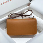 Hermes Constance Elan Long Clutch Etoupe Epsom