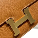 Hermes Constance Elan Long Clutch Etoupe Epsom