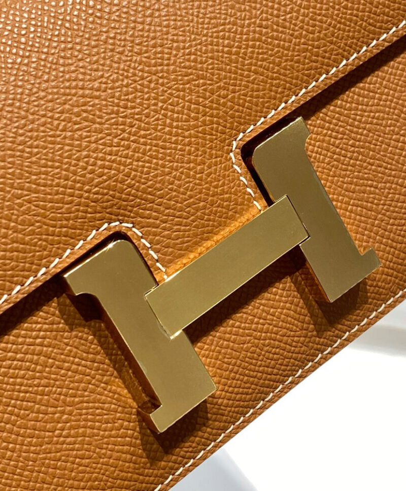 Hermes Constance Elan Long Clutch Etoupe Epsom
