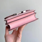 Hermes Constance 18 Mini Bag Swift Leather Lizard Buckle Pink