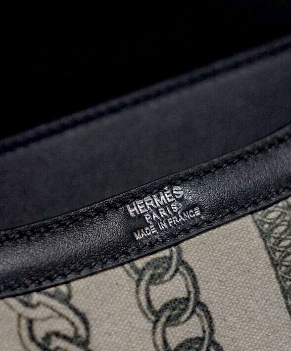 Hermes Constance 24 Limited Edition De Camp Dechainee Toile Bag Black