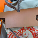 Hermes Herbag Zip Pegase Pop PM 31 Capucine Bag Coffee