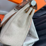 Hermes Herbag Zip Pegase Pop PM 31 Capucine Bag Coffee