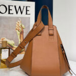 Loewe Hammock Drawstring In Classic Calfskin Coffee
