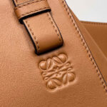 Loewe Hammock Drawstring In Classic Calfskin Coffee