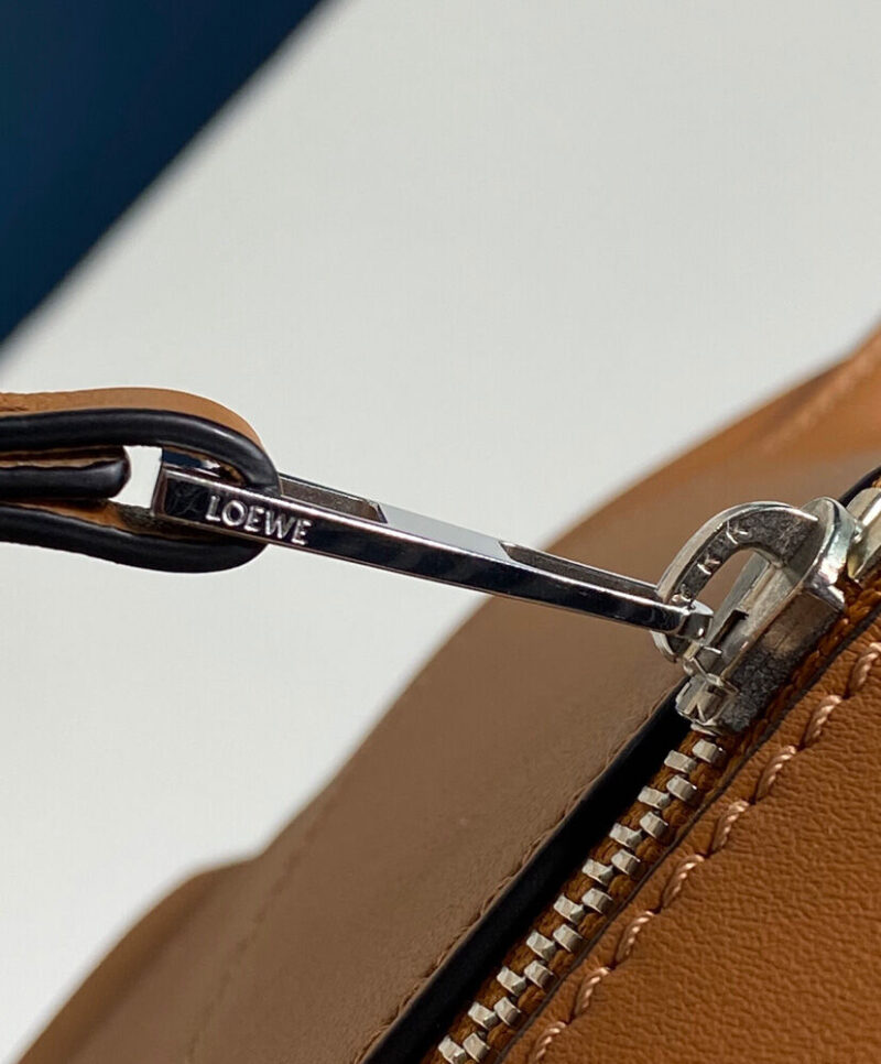 Loewe Hammock Drawstring In Classic Calfskin Coffee