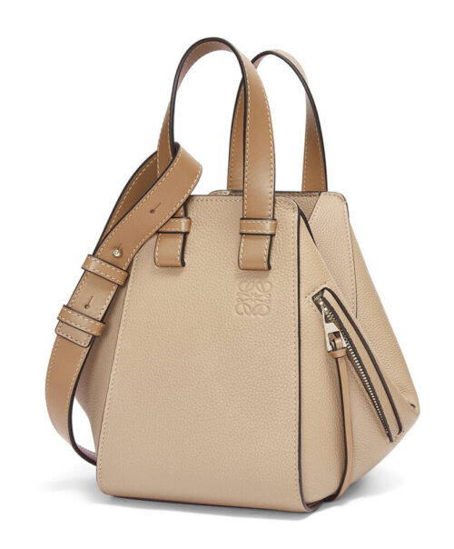 Loewe Compact Hammock Bag In Soft Grained Calfskin