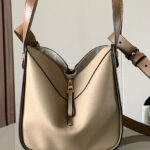 Loewe Compact Hammock Bag In Soft Grained Calfskin