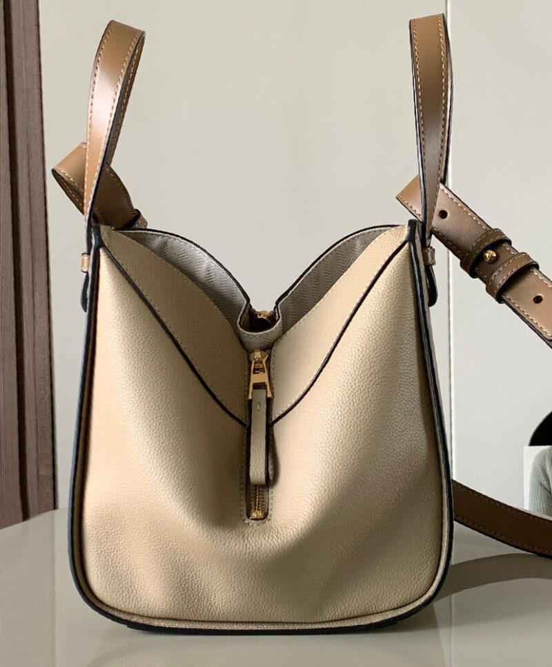 Loewe Compact Hammock Bag In Soft Grained Calfskin