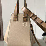 Loewe Compact Hammock Bag In Soft Grained Calfskin