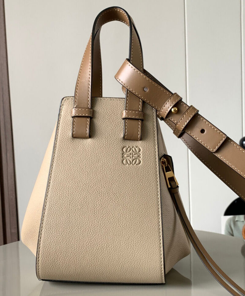 Loewe Compact Hammock Bag In Soft Grained Calfskin