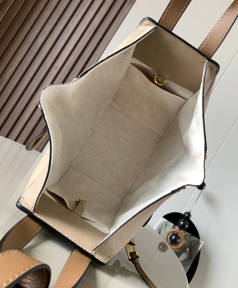 Loewe Compact Hammock Bag In Soft Grained Calfskin