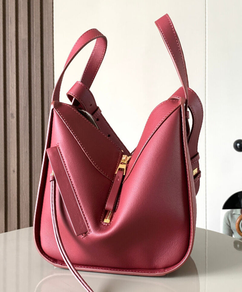 Loewe Compact Hammock Bag In Classic Calfskin