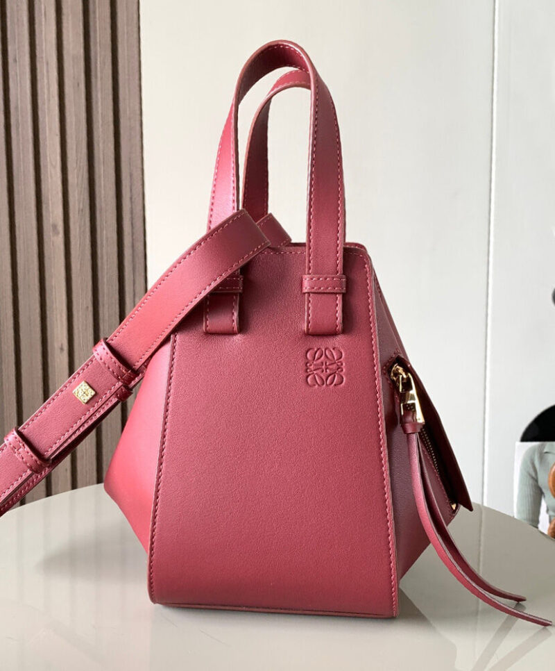Loewe Compact Hammock Bag In Classic Calfskin