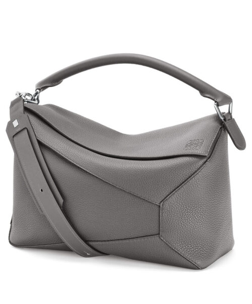 Loewe Large Puzzle Bag In Grained Calfskin