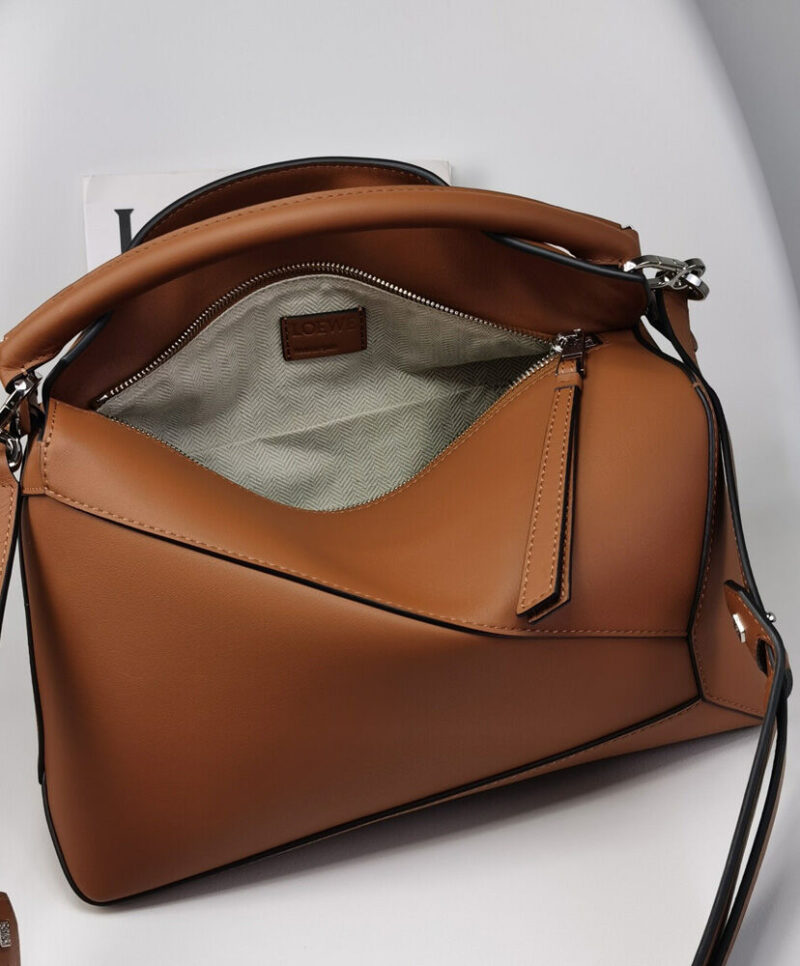 Loewe Large Puzzle Bag In Classic Calfskin