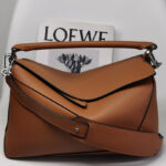 Loewe Large Puzzle Bag In Classic Calfskin