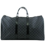 Louis Vuitton Damier Graphite Canvas Keepall N41413 Black
