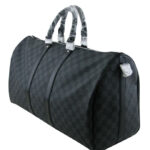 Louis Vuitton Damier Graphite Canvas Keepall N41418 Black