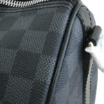 Louis Vuitton Damier Graphite Canvas Keepall N41418 Black
