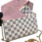 Louis Vuitton Pochette Felicie N63106 White