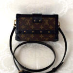 Louis Vuitton Monogram Petite Malle w Tags M50013 Brown