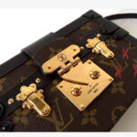 Louis Vuitton Monogram Petite Malle w Tags M50013 Brown