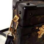 Louis Vuitton Monogram Petite Malle w Tags M50013 Brown