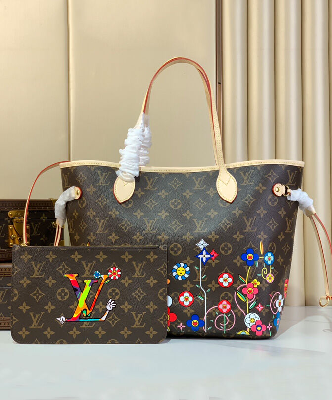 Louis Vuitton LV X TM Neverfull MM M13271 Brown