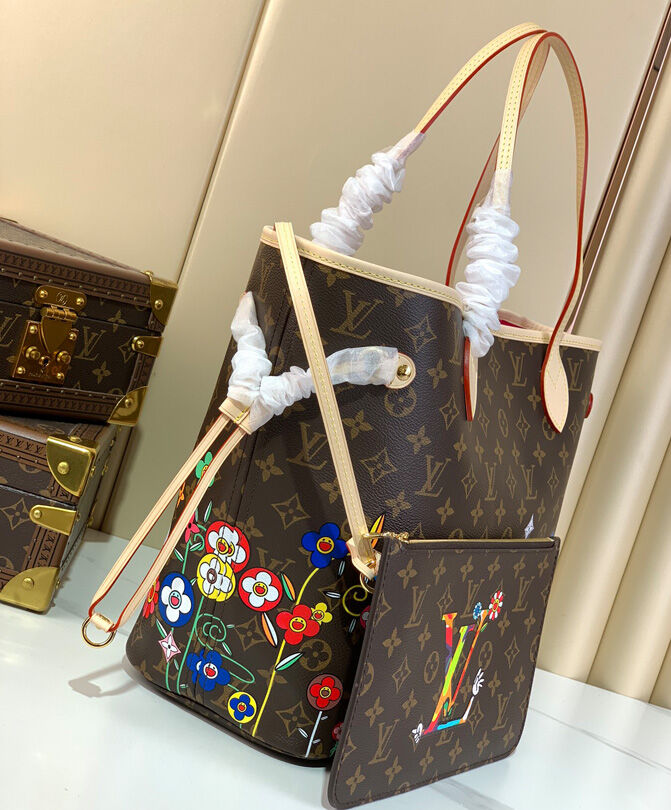 Louis Vuitton LV X TM Neverfull MM M13271 Brown
