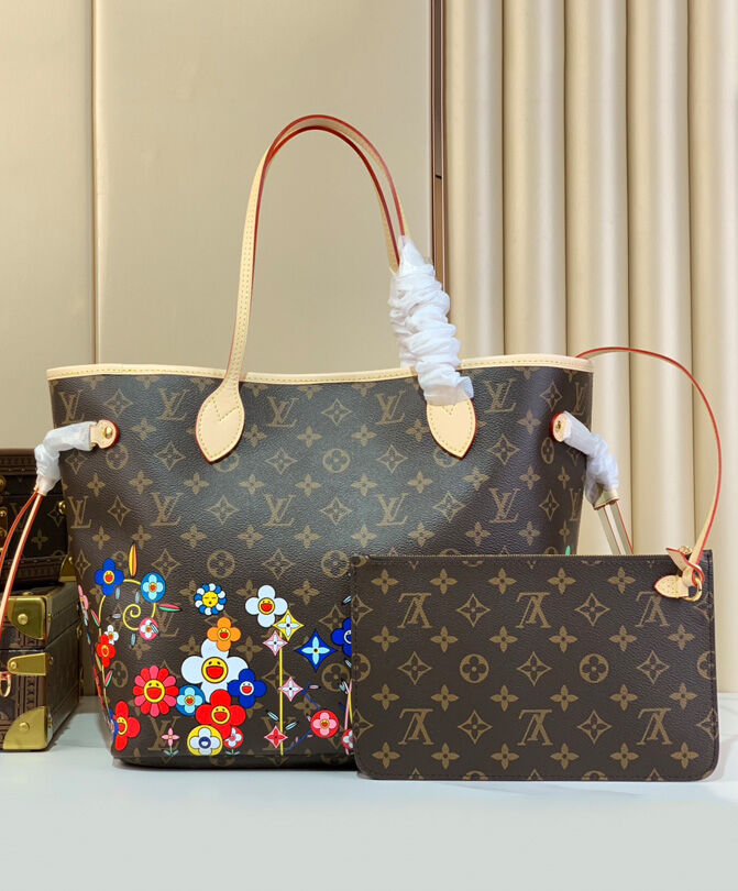 Louis Vuitton LV X TM Neverfull MM M13271 Brown