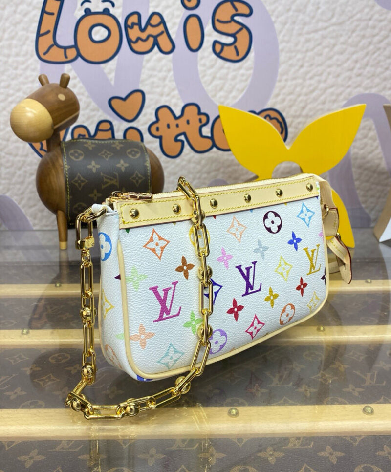 Louis Vuitton LV X TM Pochette Accessoires M13404 White