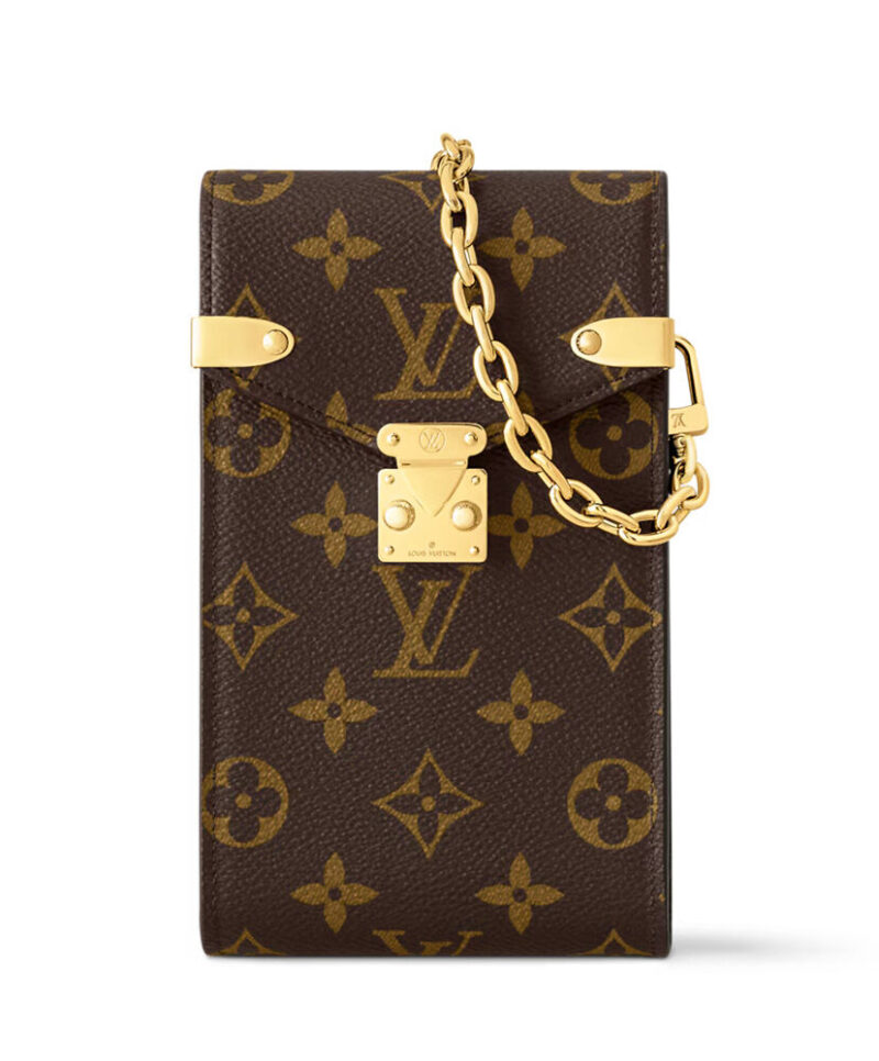 Louis Vuitton Phone Pouch Metis Monogram M13572 Black