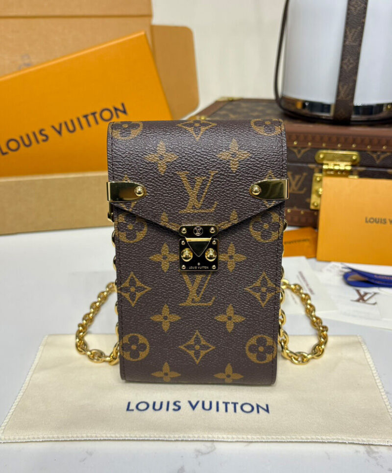 Louis Vuitton Phone Pouch Metis Monogram M13572 Black