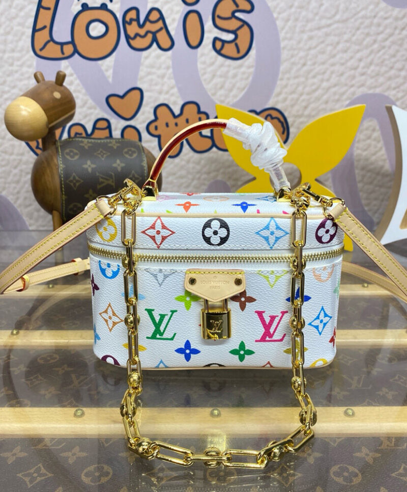 Louis Vuitton LV X TM Vanity Chain Pouch M13662 White