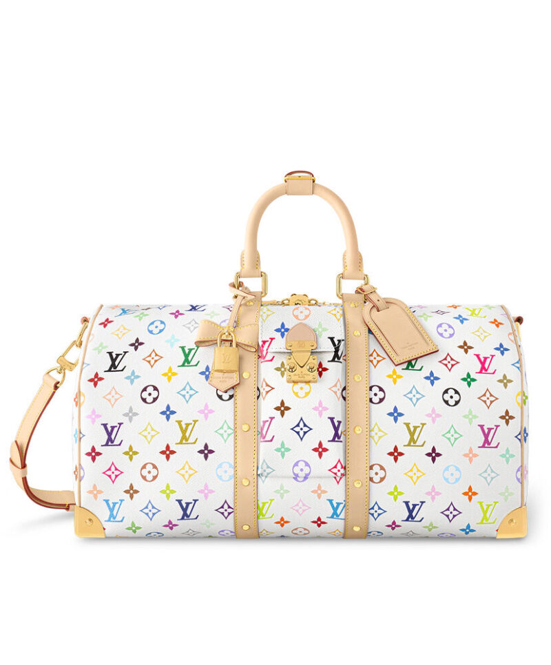 Louis Vuitton LV X TM Keepall Bandouliere 45 M13742 White