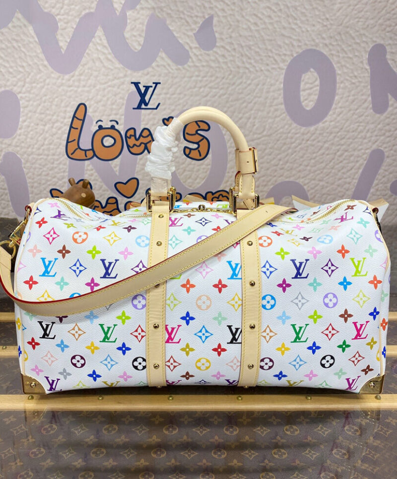 Louis Vuitton LV X TM Keepall Bandouliere 45 M13742 White
