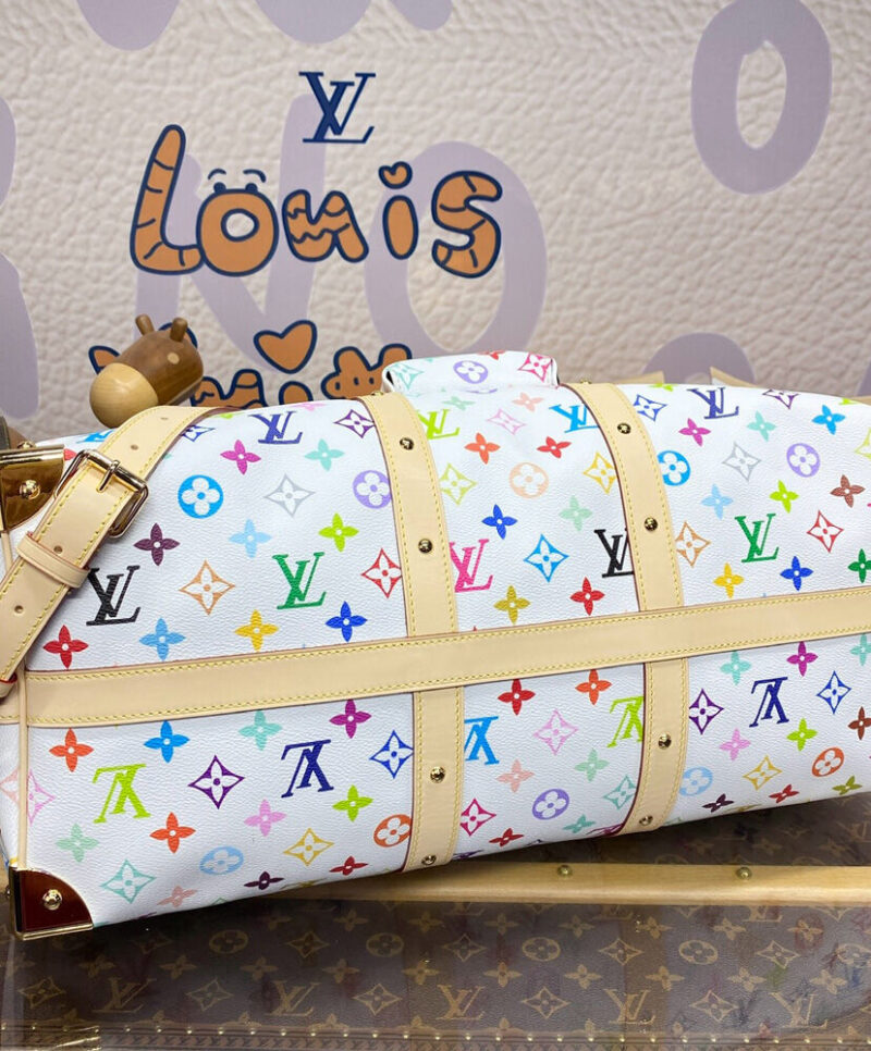 Louis Vuitton LV X TM Keepall Bandouliere 45 M13742 White