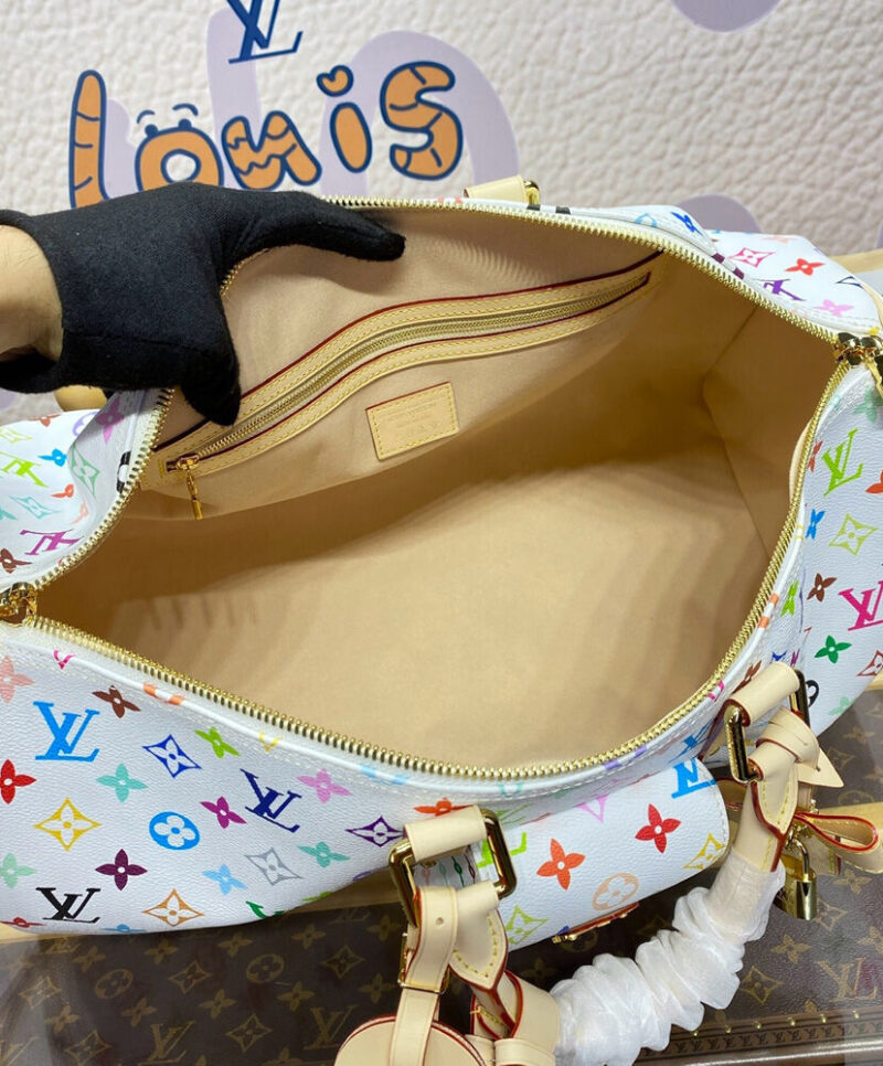 Louis Vuitton LV X TM Keepall Bandouliere 45 M13742 White