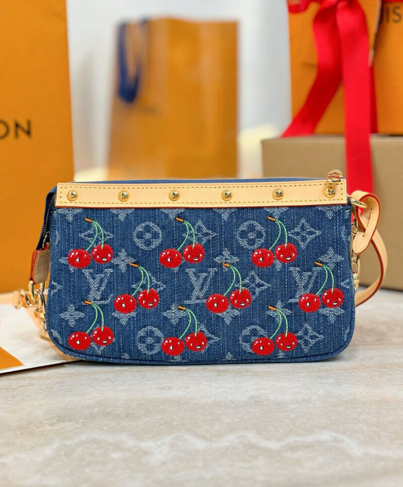 Louis Vuitton Lv Tm Cerise Pochette Accessories M13994 Blue
