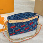 Louis Vuitton Lv Tm Cerise Pochette Accessories M13994 Blue