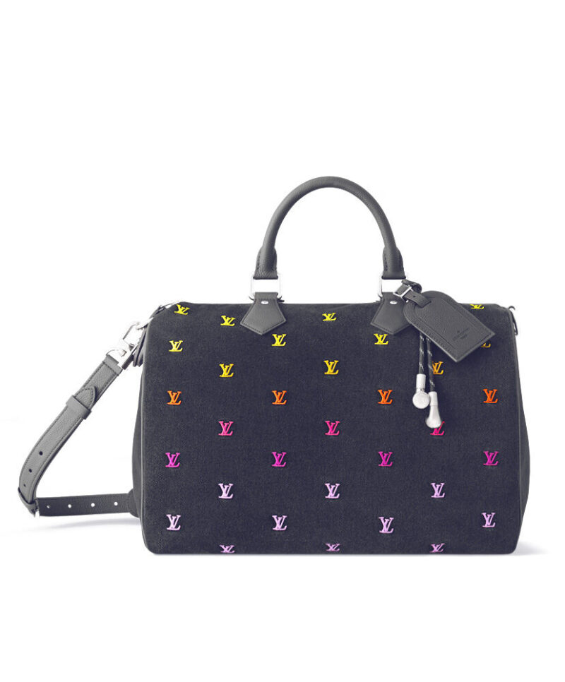 Louis Vuitton Fortok LV Speedy 40 Bandouliere M14136 Black