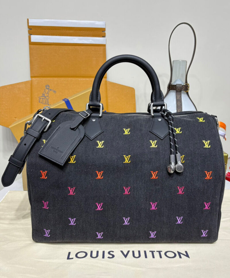 Louis Vuitton Fortok LV Speedy 40 Bandouliere M14136 Black