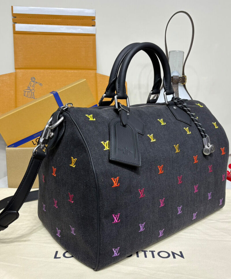 Louis Vuitton Fortok LV Speedy 40 Bandouliere M14136 Black
