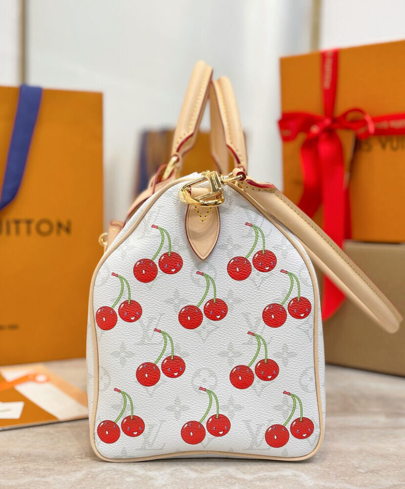 Louis Vuitton LV x TM Cherry Speedy Soft bandouliere 30 M14238 White