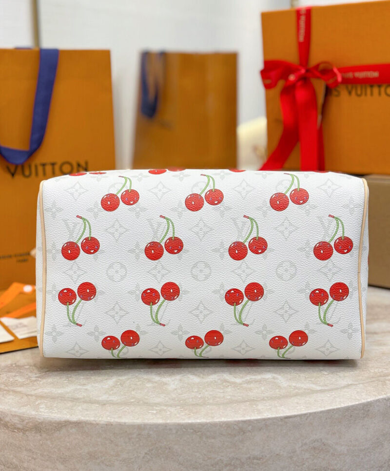 Louis Vuitton LV x TM Cherry Speedy Soft bandouliere 30 M14238 White