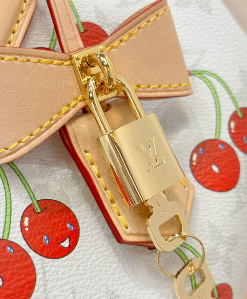 Louis Vuitton LV x TM Cherry Speedy Soft bandouliere 30 M14238 White