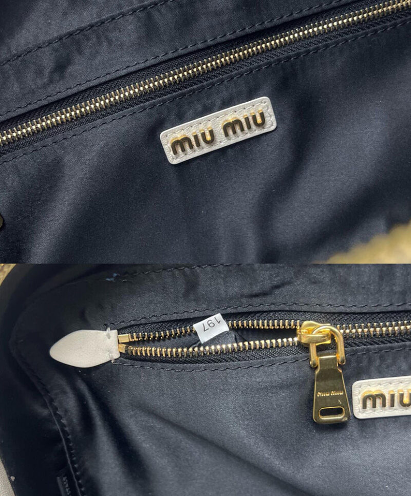 Miumiu Arcadie Matelasse Nappa Leather Bag